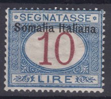 Italy Colonies Somalia 1909 Segnatasse Sassone#22 Mint Hinged - Somalië