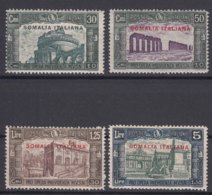 Italy Colonies Somalia 1930 Milizia Sassone#140-143 Mint Very Lightly Hinged Or Mint Never Hinged - Somalie