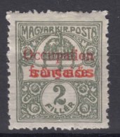 France Occupation Hungary Arad 1919 Yvert#44 Mint Hinged - Nuevos