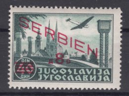 Germany Occupation Of Serbia - Serbien Airmail 1941 Mi#29 Mint Never Hinged - Bezetting 1938-45