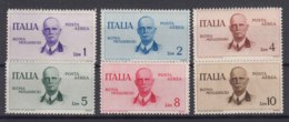 Italy Kingdom 1934 Posta Aerea Sassone#83-88 Mi#514-519 Mint Hinged - Nuovi