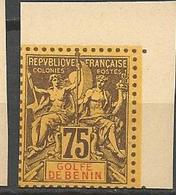 BENIN TYPE GROUPE / TIRAGE SUR BRISTOL  N° 31 Coin De Feuille NEUF(*)  SANS  CHARNIERE / ( MNH ) - Neufs