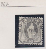 SUISSE   'SUPERBES OBLITERATIONS':   Le ZNr 76F, Bozingen Du 19.IV.06 - Other & Unclassified