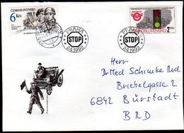 CZECHOSLOVAKIA 1992 Road Safety FDC.  Michel 3113 - FDC