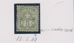 SUISSE   'VARIETES':   Le ZNr 82.2.01, Obl. - Errors & Oddities