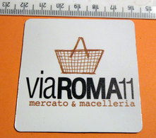 CALAMITA DA FRIGO MAGNETE VIA ROMA 11 MERCATO E MACELLERIA - Humor