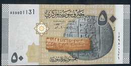 SYRIA  P112  50 POUNDS 2009 #A       UNC. - Siria