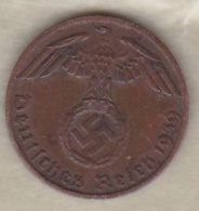 1 Reichspfennig 1939 B Vienne, En Bronze, KM# 89 - 1 Reichspfennig