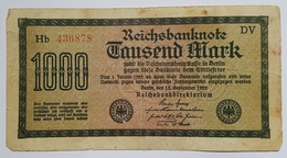 BILLET - ALLEMAGNE - REPUBLIQUE DE WEIMAR - P.76 - 1000 MARK - 15/09/1922 - - 5000 Mark