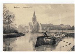 Deinze  Leije En Kerk 1919 - Deinze