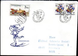 CZECHOSLOVAKIA 1989 Slovak Folk Art Collective FDC   Michel 3012 - FDC