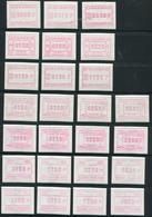 FINLANDE -   TIMBRES DE DISTRIBUTEURS - N° 1a + 2c + 6a + 7a + 8b + 9a & 9b - TOUS * * - LUXE - Automaatzegels [ATM]