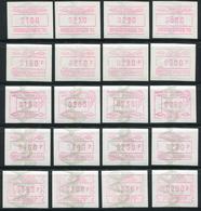 FINLANDE -   TIMBRES DE DISTRIBUTEURS - N° 12a + 17a + 18a + 19a & 20a - TOUS * * - LUXE - Automaatzegels [ATM]