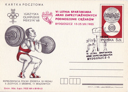 POLOGNE / POLAND : HALTÉROPHILE / WEIGHTLIFTING : VI. SUMMER WEIGHTLIFTING SPARTAKIADE : 18 - 25 VIII 1985 (ha02) - Gewichtheffen