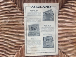 CATALOGUE *MECCANO  *TRAINS HORNBY - Meccano