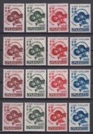 Germany Occupation Of Serbia - Serbien 1941 Mi#54-57 A II - AII 4 Stamps With Author Sign In All 4 Types, Never Hinged - Occupation 1938-45