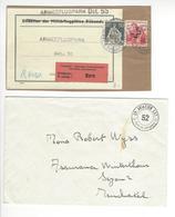 2 DOCUMENTS AVIATION POSTE DE CAMPAGNE + ARMEEFLUGPARK DET. 55 BERN WW2 SUISSE /FREE SHIP. R - Postmark Collection