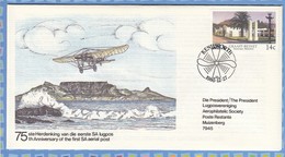 South Africa RSA - 1986 - 75th Anniversary Of The First SA Aerial Post - Lettres & Documents