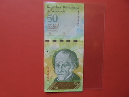 VENEZUELA 50 BOLIVARES 2015 PEU CIRCULER/NEUF - Venezuela