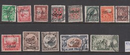 New Zealand SG O120-O132d 1936 OFFICIAL Used Set - Oblitérés