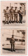 Photo Originale Lot De 2 ZOLDER BELGIQUE Mine Mineurs Geules Noires - Professions