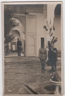 Carte Photo MAROC FEZ Militaria Officier Politique Visite De L'Hôpital Par Flandrin Casablanca - Fez (Fès)