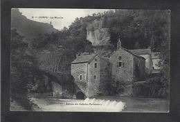 CPA Moulin à Eau écrite Corps Aveyron - Watermolens