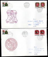 CZECHOSLOVAKIA 1984 Town Arms FDC.  Michel 2754-57 - FDC