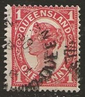 Queensland 1897 Filigrane Couronne - Oblitérés