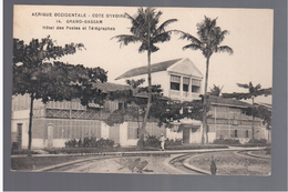 Cote D'Ivoire Grand Bassam Hotel Des Postes Et Telegraphes Ca 1910 OLD POSTCARD - Côte-d'Ivoire