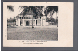 Cote D'Ivoire Grand Lahou La Résidence - Façade Est Ca 1910 OLD POSTCARD - Côte-d'Ivoire