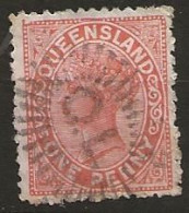 Queensland Reine Victoria - Oblitérés