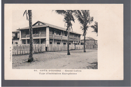 Cote D'Ivoire Grand Lahou Type D'habitation Europeenne Ca 1910 OLD POSTCARD - Côte-d'Ivoire