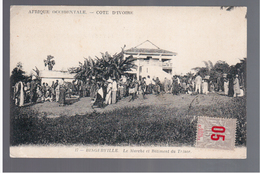 Cote D'Ivoire Bingerville - Le Marché Et Bâtiment Du Trésor 1914 OLD POSTCARD - Côte-d'Ivoire