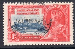 Bechuanaland GV 1935 Silver Jubilee 1d Value, Used, SG 111 (A) - 1885-1964 Herrschaft Von Bechuanaland