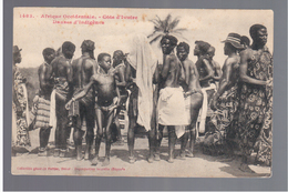 Cote D'Ivoire Danses D'Indigènes - Fortier Ca 1910 OLD POSTCARD - Côte-d'Ivoire