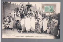 Cote D'Ivoire Bondoukou Danse De Kourouby 1930 OLD POSTCARD - Côte-d'Ivoire