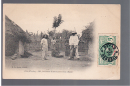 Cote D'Ivoire  Intérieur Concession Kani 1907 OLD POSTCARD - Côte-d'Ivoire