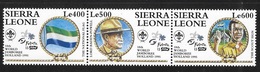 Sierra Leone 1995 Boy Scout Jamboree Holland Scouting Strip MNH - Sierra Leone (1961-...)
