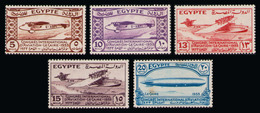 EGYPT 1933 - Set MNH**/20mils MVLH* - Unused Stamps