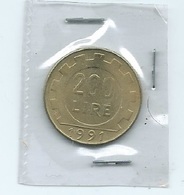 MN104  ITALIA 1991  LIRE 200 - 200 Lire