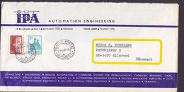 Romania IPA Automation Engineering Tranzit Postal BUCHAREST 1981 Cover & Card Brief & Karte ALLEROED Denmark (4 Scans) - Covers & Documents