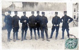 0018 - Saint Maixent - 1907 Groupe De Militaire Carte Photo - Saint Maixent L'Ecole