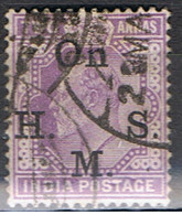 (INA 46) INDIA ANGLAISE // YVERT 38 TIMBRE SERVICE // 1900 - 1852 Provinz Von Sind