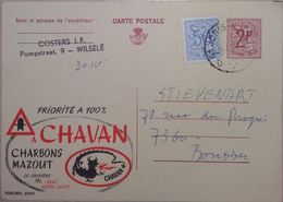 Publibel 2311 Charbons-Mazout Chavan- La Louvière, Dragon-énergie Fossiles 1970 - Publibels