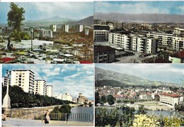 SKOPJE SKOPIE (Macedoine) Ensemble De 4 Cartes  Vues De La Ville - Noord-Macedonië