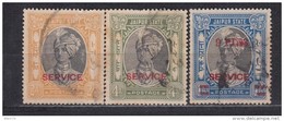 1936 - 1947   SG  Nº  O26 , O28 , O32 - Jaipur