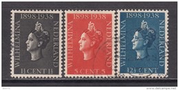 1938    YVERT  Nº  309 / 311 - Used Stamps