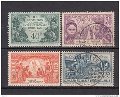 1931     YVERT  Nº 66 / 69 - Used Stamps