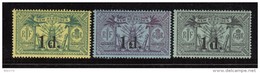 1920   YVERT  Nº 65 , 66 , 67     / * / - Unused Stamps